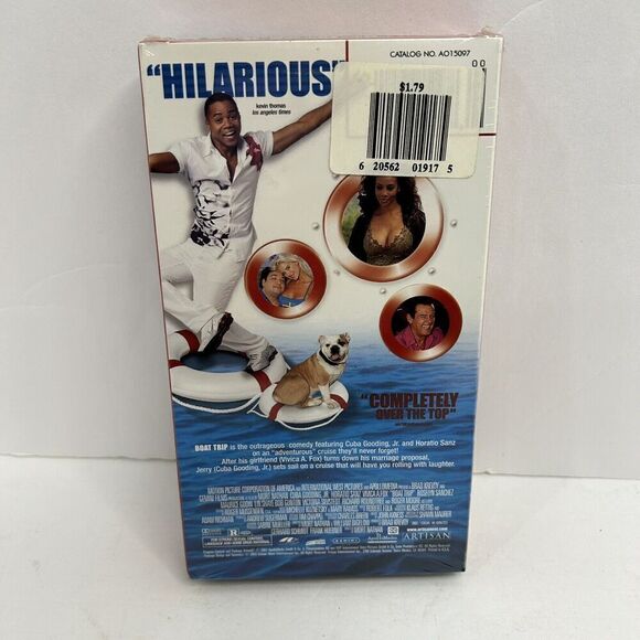 Boat Trip VHS 2002 Comedy Cuba Gooding Jr. sealed VHS Movie - Picture 2 of 6